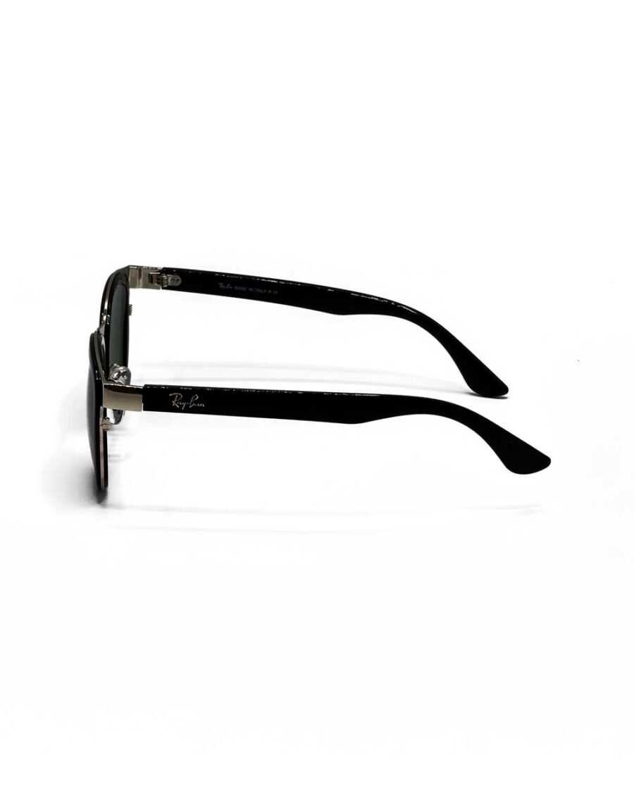 عینک آفتابی برند ریبن مدل 3709 فریم رنگ مشکی با عدسی سبز زاویه از بغل