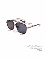 خرید قیمت عینک آفتابی اسپرت کروم هرت مدل CHROME HEART CH8042 عثمانی اپتیک