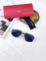 خرید قیمت عینک آفتابی مردانه کارتیر CARTIER CT0426S MDITION SNTOS-DUMONT 145 CAT-3 عثمانی اپتیک