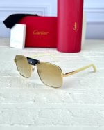 عینک آفتابی مردانه کارتیر مدل CARTIER CT0389S (SL)