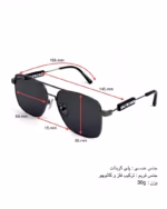 عینک آفتابی اسپرت بالنسیاگا مدل BALENCIAGA BB0116SA - Image 6