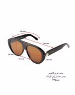 عینک آفتابی زنانه بولگاری مدل BVLGARI SERPENTI BV40060I - Image 4
