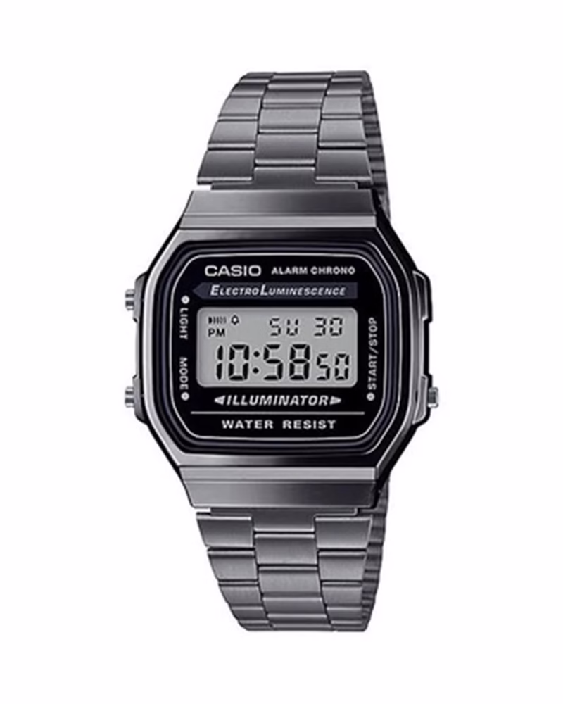 7 خرید قیمت ساعت مچی دیجیتال اسپرت کاسیو مدل CASIO A168WGG-1A عثمانی اپتیک