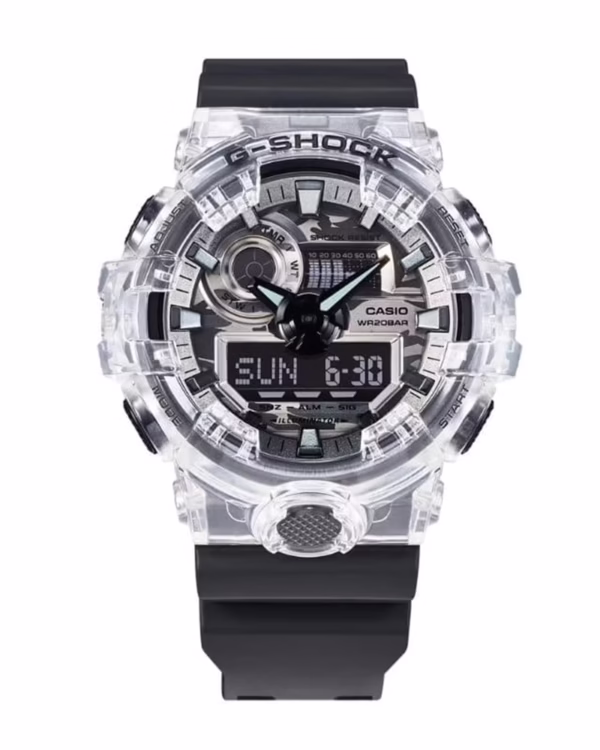 خرید قیمت ساعت مچی عقربه‌ای کوارتز مردانه کاسیو مدل CASIO GA-700SKC-1ADR عثمانی اپتیک