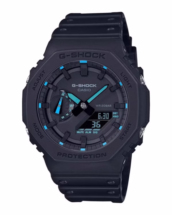 خرید قیمت ساعت مچی عقربه‌ای کوارتز مردانه کاسیو مدل CASIO GA-2100-1A2DR عثمانی اپتیک