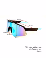 عینک آفتابی اسپرت هوشمند مدل SMART GLASSES D82806HD - Image 8
