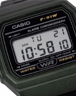 خرید قیمت ساعت مچی دیجیتال کاسیو زنانه مدل CASIO F-91WM-3ADF عثمانی اپتیک