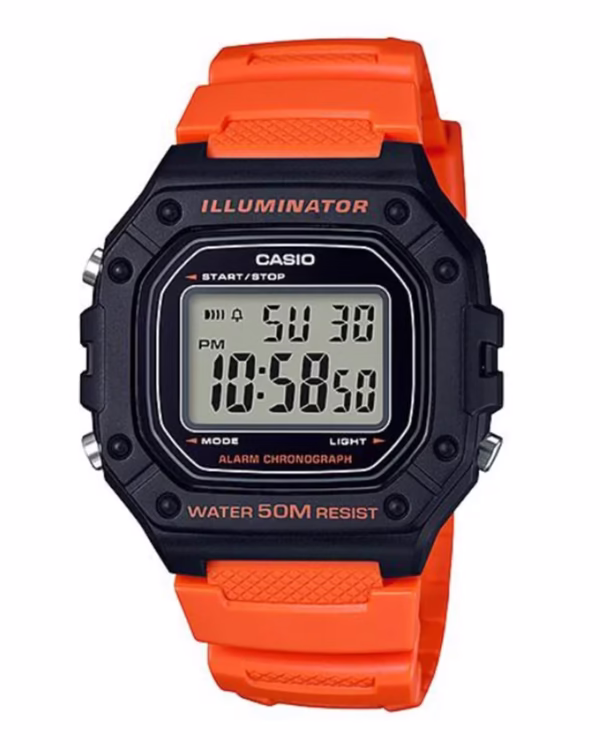خرید قیمت ساعت مچی دیجیتال مردانه کاسیو مدل CASIO W-218H-4BVDF عثمانی اپتیک
