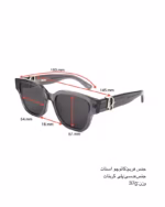 خرید قیمت عينک آفتابی زنانه ديور مدل DIOR OBLIQUE S1F عثمانی اپتیک