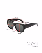 عینک آفتابی اسپرت ریبن مدل RayBan RB2187 NOMAD - Image 5