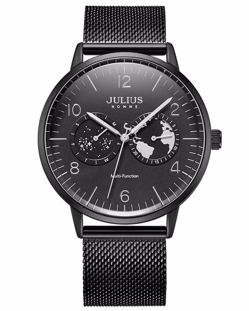 JULIUS JAH-117D 6950484069786 خرید قیمت ساعت مچی عقربهای مردانه کوارتز جولیوس مدل JULIUS 117D عثمانی اپتیک